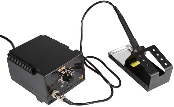 Soldering Station, 110V 60W 936 Power Iron Frequency Change Desolder Electric Welding Station Hot Air Rework Station Welder Tool for Circuit Board Soldering Laptop Repairing