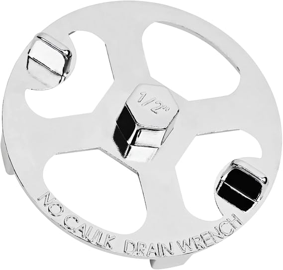 42239 Shower Drain Strainer/Shower Drain Wrench (Stainless Steel)