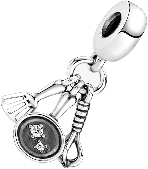925 Sterling Silver Dangle Charm Fit Women Bracelet Necklaces Jewelry