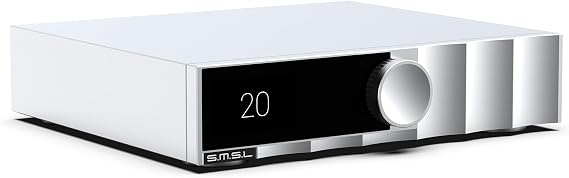 SMSL PA200 Gallium Nitride Power Amplifier German Infineon's New FET XLR 400W Mono Mode 160W x2 Stereo Pure Amplifier Pass-Through Mode Gallium Nitride Power Amp Class D Amp RCA/XLR Input Desktop Amp