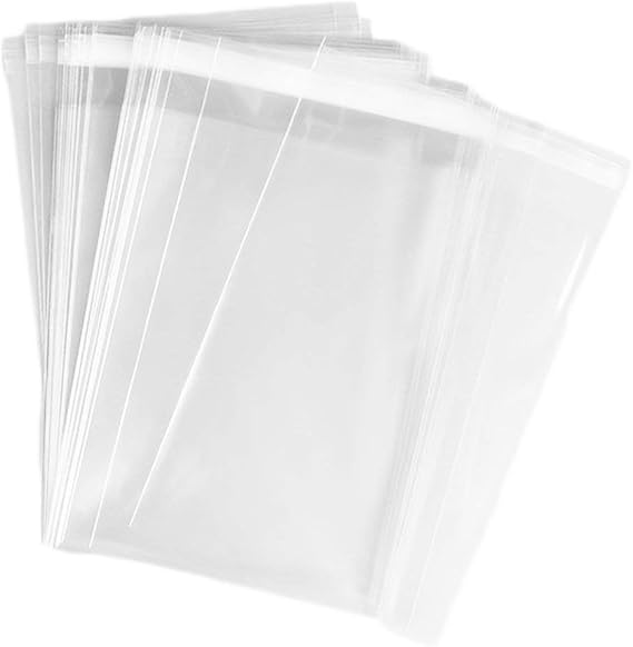 UNIQUEPACKING 100 Pcs 3x4 Crystal Clear Resealable Recloseable Cello/Cellophane Bags