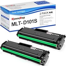 Compatible MLT-D101S Toner Cartridge Replacement for Samsung 101S MLTD101S to Work with SF-760P ML-2160 ML-2165 ML-2165W SCX-3400 SCX-3400F SCX-3400FW SCX 3405 3405FW Printer (2 Pack)