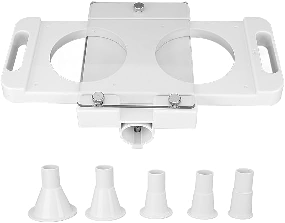Burger Press Patty Maker, 2 Holes Non Stick Auto Hamburger Patty Maker Hamburger Press Patty Maker Hamburger Forming Processor for Sausage Filler Meat Grinder