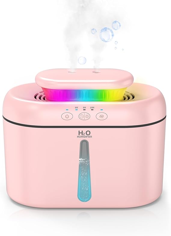 AMZBOSS 2L Humidifier Bedroom Humidifier Children's Room < 28 dB