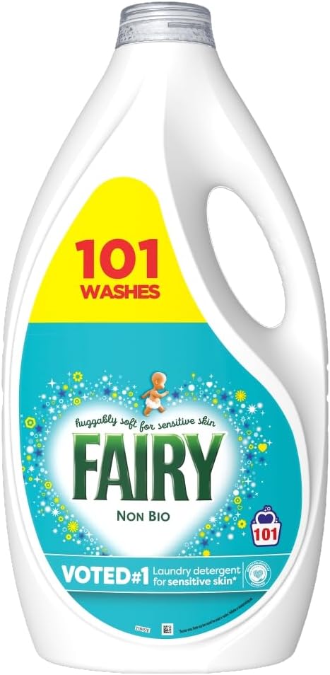 Fairy Non Bio Liquid Laundry Detergent, 101 Washes, 3.131 L
