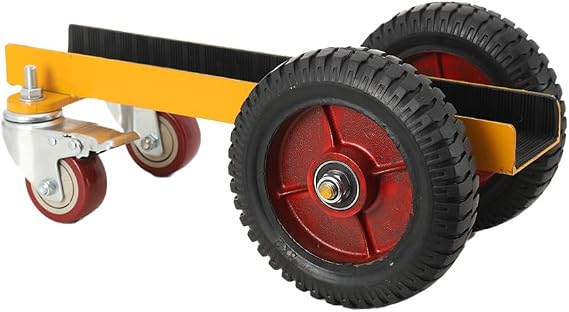Door Dolly & Panel Dolly for Marble Transport - Stone Handling Cart - 3.35x19.7-Inch Loading Slot - Four-Wheeled Heavy-Duty Carrier Holds up to 1102 lbs - Universal Wheels(7.87"*1.97")