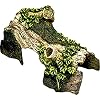 Reptile Cafe Bent Log Hide-Away Reptile Tank Decor, Small