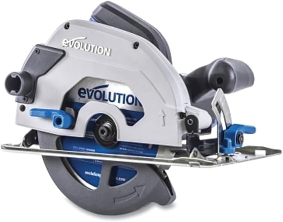 Evolution S185CCSL | 7.25 Metal Cutting Circular Saw | Cuts Steel & More | 7-1/4 TCT Blade Included | 45 Bevel Cuts | Dry-Cut | 15A Corded Power | Accurate, Powerful, Reliable