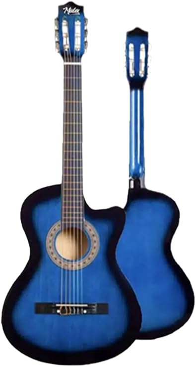 Midex CG-395BL Mavi Klasik Gitar 4/4 Kesik Kasa Full Set