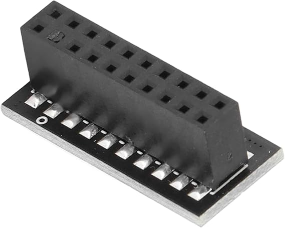 TPM 2.0 Module, Encryption Security Module LPC Interface 20 Pin Remote Card Encryption Security Board Electronic Components for Motherboard Compatibility with MSI, GIGA, ETC