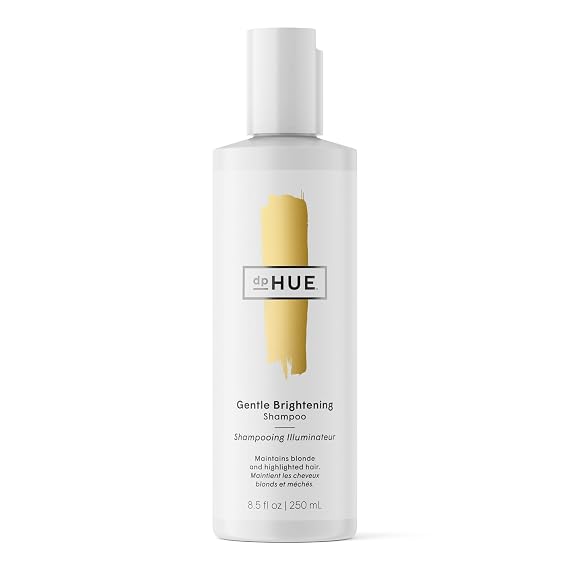 dpHUE Gentle Brightening Shampoo - 8.5 oz - Cleanses While Boosting Brightness & Shine - Fresh, Floral Scent - Color Safe, Vegan, Cruelty Free