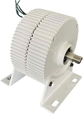 3 Phase Brushless Permanent Magnet Generator, Gearless Low RPM Generator Motor for Wind Water Turbine Home Or Industrial Use300-400W 12-48V