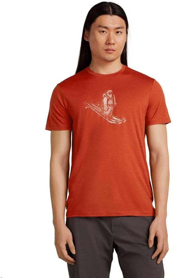 Icebreaker Merino 150 Tech Lite Short Sleeve Tee Skiing Yeti