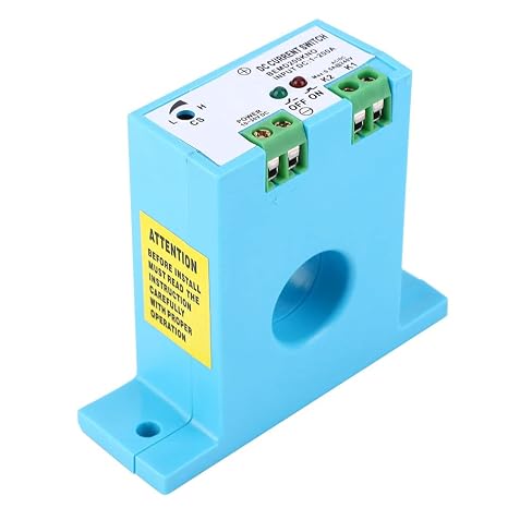 Current Sensing Switch 1~200A DC 10~30V Flameproof Adjustable Current Sensing Switch Adjustable DC Current Sensor Switch(Normally Open)