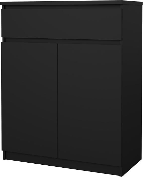 Tvilum Scottsdale 1 Drawer, 2 Door SideboardBlack Matte