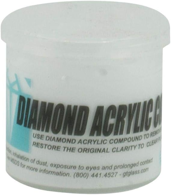 Diamond Clear Acrylic Polishing Compound - 1oz
