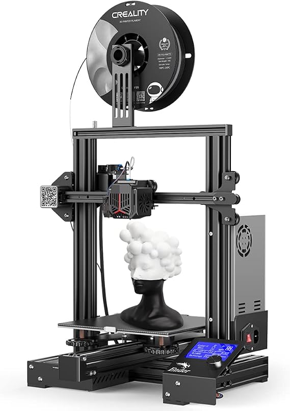 Creality Ender 3 Neo 3D Printer with CR Touch Auto Bed Leveling Kit -Metal Extruder Carborundum Glass Resume Printing Function Silent Mainboard 8.66x8.66x9.84 inch