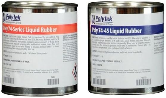 Polytek 74-45 Liquid Polyurethane Rubber (4lb Kit)