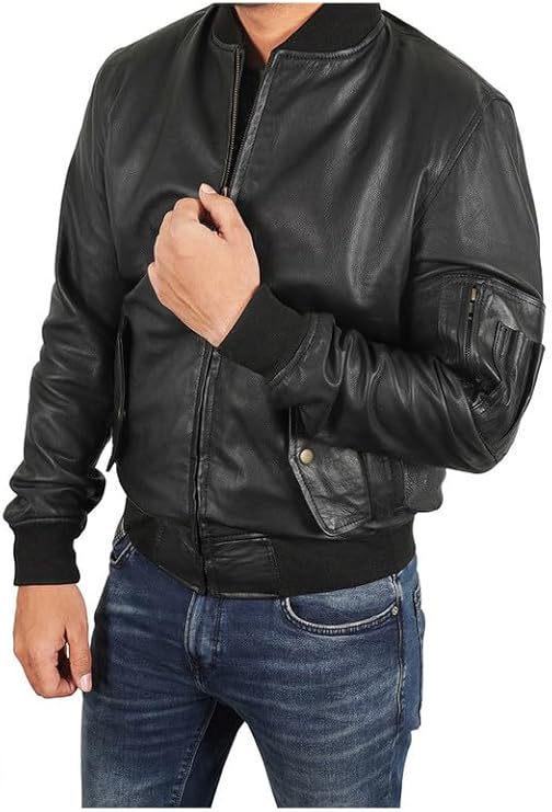 Mens MA-1 Flight Bomber Tactical Military Army Field Jackets