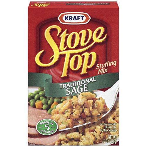 Stove Top Traditional Sage Stuffing Mix 12 ct Pack, 6 oz Boxes