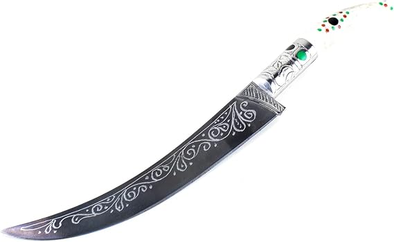 Uzbekistan Handmade Kitchen Knife with Horn Handle