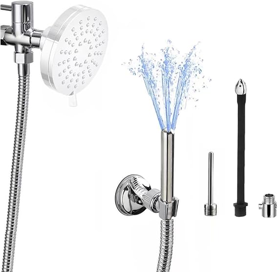 Portable Shower Enema System with Water