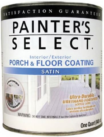 True Value USF4-QT Painter's Select Tile Red Interior/Exterior Urethane Fortified Porch and Floor Coating, 1-Quart