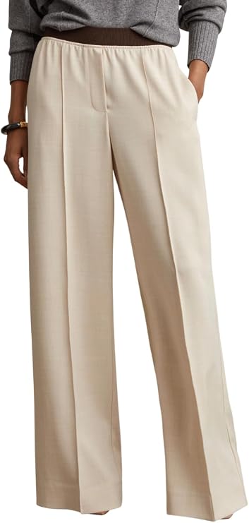 REISS Womens' Wilde Wide Leg Trouser