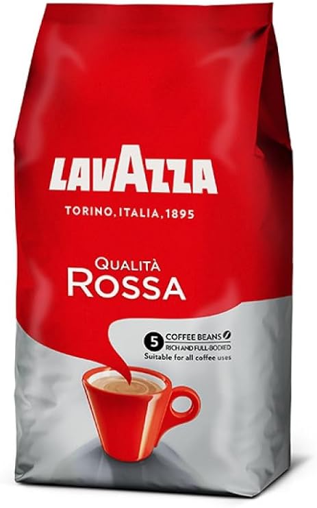 LavAzza Qualita Rossa Bean Coffee 1 kg