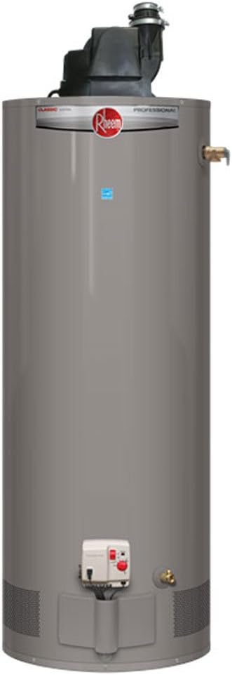 Rheem PROG40-40N RH67 PV Professional Classic Residential 40K BTU Power Vent Natural Gas Water Heater, 40-Gallon