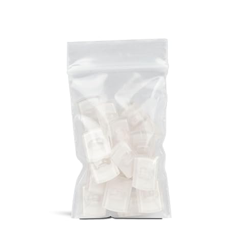 Slacker Clear Adhesive Loops for use with the Slacker Digital Sag Scale for Street Bikes, Adventure Bikes and Other situations Where the Clip Will not Work.