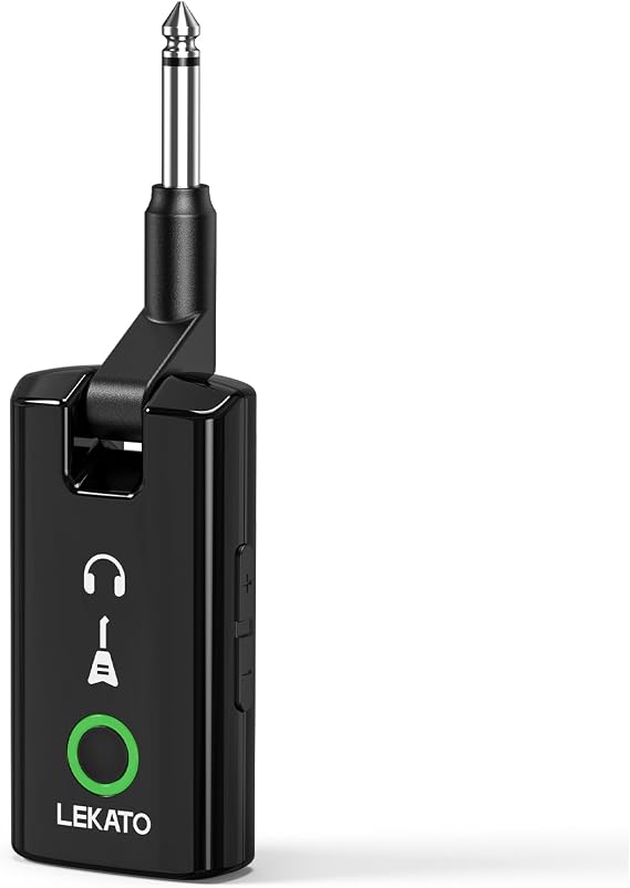 LEKATO Mini Guitar Headphone Amp, App-Controlled Multi-Effects with 8 Modules, 18 Amps, 20 IRs & IR Loading, Plus Drum Machine, Silent Practice, OTG Recording, and Bluetooth Streaming,PA-5