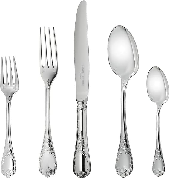 Christofle Marly Sterling Silver 5-Piece Flatware Set #1438185