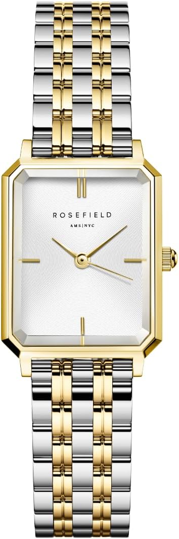 Rosefield Octagon XS Black Gold with Black Dial and 19.5x24 mm Gold Case OBGSG-O61 Stainless Steel
