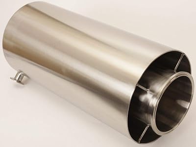 Sleeved Material Column | Tri Clamp 6 in. x 24 in. wTC 1 in. Drain - Stainless Steel SS304 - Glacier Tanks