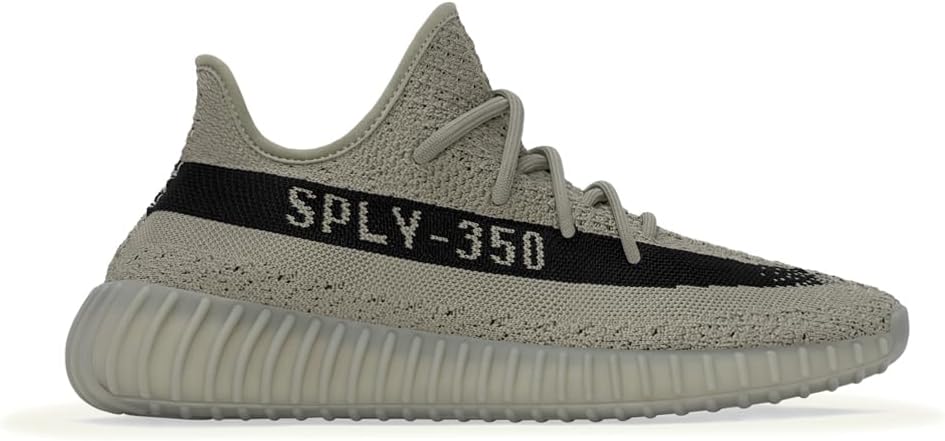 adidas Mens Yeezy Boost 350 V2 Lace Up Sneakers Shoes Casual - Grey - Size 8 M