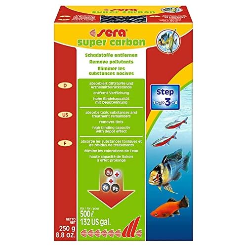 sera Super Carbon 250 g, 8.8 oz. Aquarium Filter Accessories