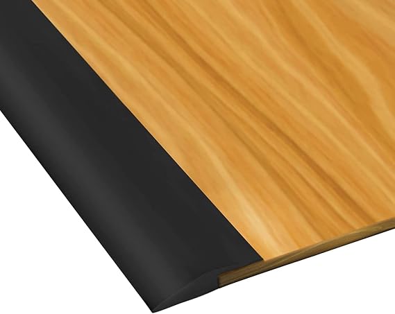 CMYUN Wood Carpet Flooring Transition Strip, Home Office Doorway Edging Trim Binding Strips, PVC Self Adhesive Long Floor Joining Strips, 1-10m (Color