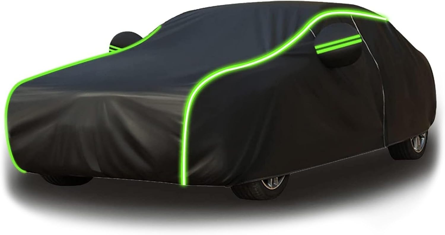 Waterproof Car Cover Compatible with Renault Egeus 2005-2024, All Weather Car Covers Outdoor with Side Zipper Reflective Strip,Custom Car Cover for Indoor and Outdoor