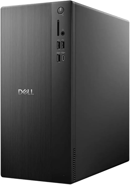 Dell Ect1250 Tower Desktop PC Intel Core Ultra 5 225 (10Core) | 32 GB DDR5 RAM | 1TB NVMe SSD | Intel UHD Graphics | Bluetooth & Wi-Fi 6 | Windows 11 Pro | Keyboard & Mouse | Black