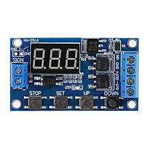 Delay Timer Relay Module, DC 5V to 36V Delay Timing Timer Turn On Off Relay Switch Module with LED Display Cycle Delay Timer