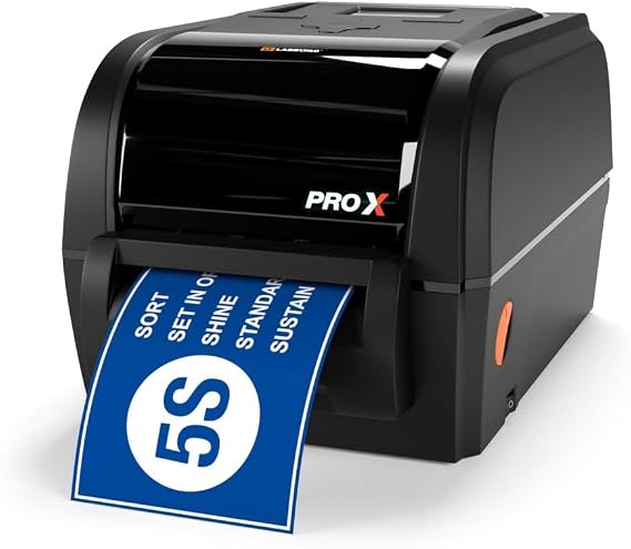 LabelTac 5S & Lean Manufacturing Thermal Transfer Labeling Printer | Create a More Organized and Efficient Workplace with Unique and Long-Lasting Labels