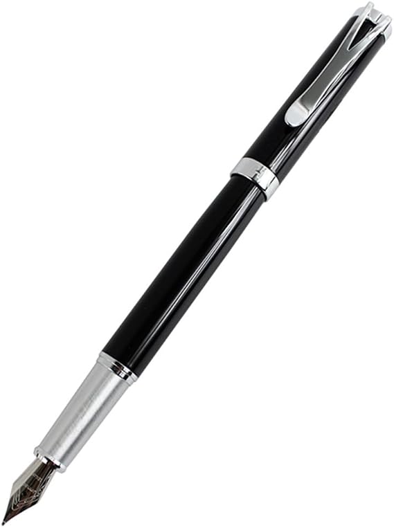Gullor Smooth Fountain Pen Y5 Original Pen Pouch Gift Box Set - Black