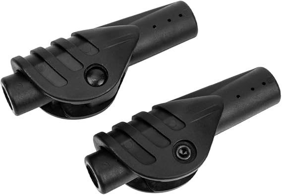 GALPADA Carbon Fiber Black Tent Support Rod Connectors 2pcs for DIY Repairs