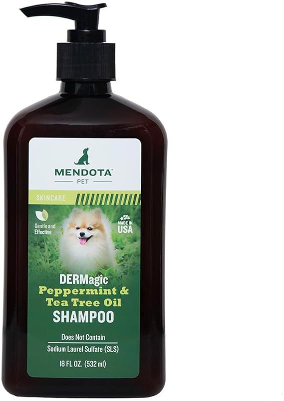DERMagic Peppermint & Tea Tree Oil Shampoo, 18 fl oz