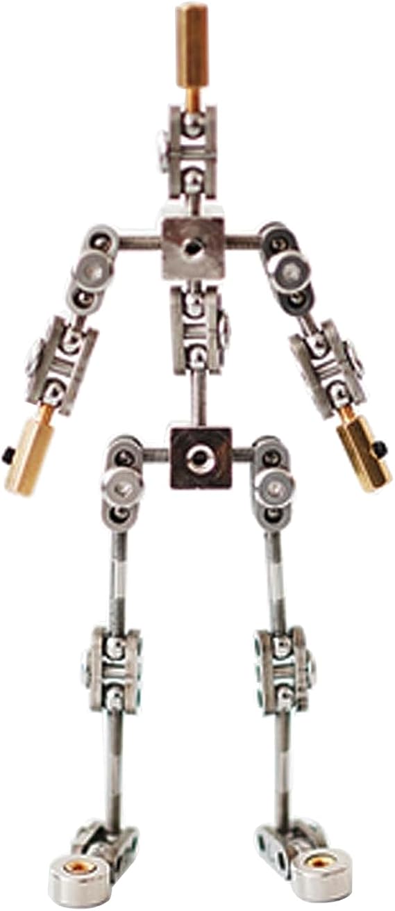 Metal Puppet Figure Armature Kit for DIY Stop Motion Animation - Ready Studio Kits for Character Design Creation and Just Fun