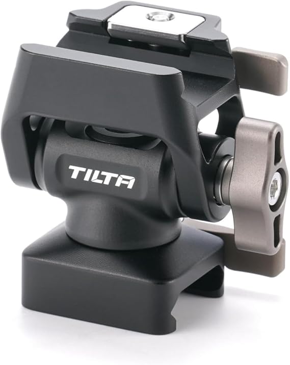 Tilta Camera Monitor Mount | Dual NATO Connector for Fast Side-Loading Mounts | 4.4lb Payload | 360 Rotation & 175 Tilt | Adjustable Locking Knob | Compatible with Atomos, BM External Monitors