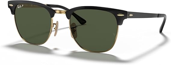 Ray-Ban Rb3716 Clubmaster Metal Square Sunglasses