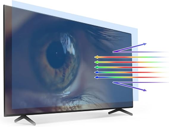 Anti-Glare Anti-Blue Light 43 50 55 65 75 Inch TV Screen Protector, LED, LED, OLED 4K TV Monitor Film, 55" 1211*682