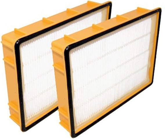HQRP 2-Pack HEPA Filter H13 compatible with Eureka HF-2 HF2 61111 67802A fits Ultra Boss SmartVac 4870 4880 Series Upright Vacuum Cleaners